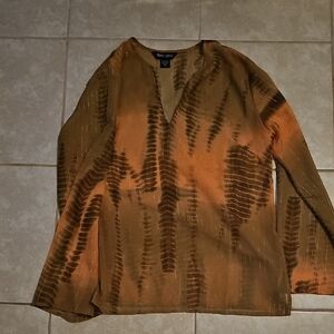 ZERO ZERO M Tie-Dye Long Sleeve Shirt